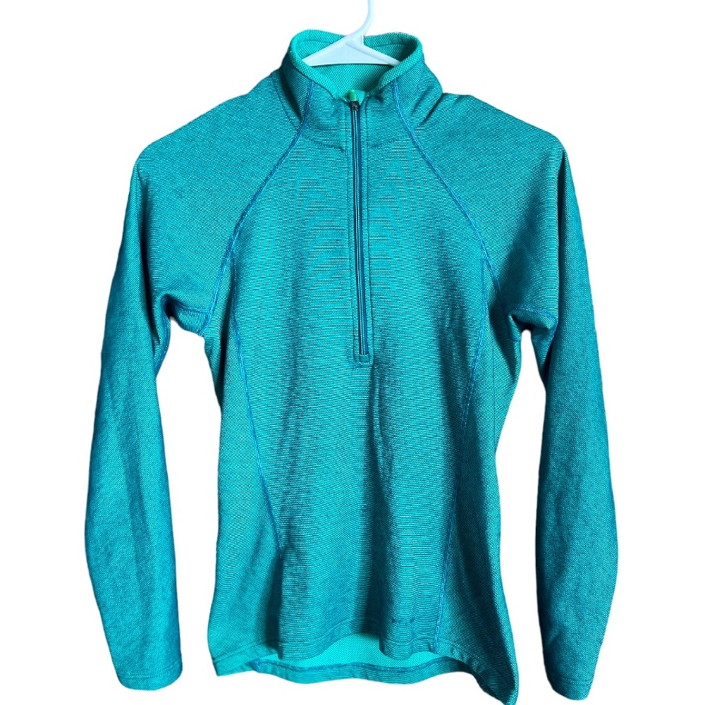 Patagonia 1/4 Zip Green Turtleneck Top XS